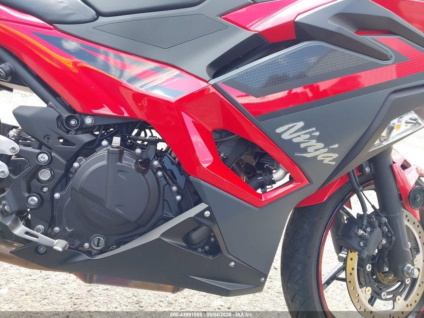 2025 Kawasaki Ex500 VIN: ML5EXGG10SDA66498 Lot: 44991598