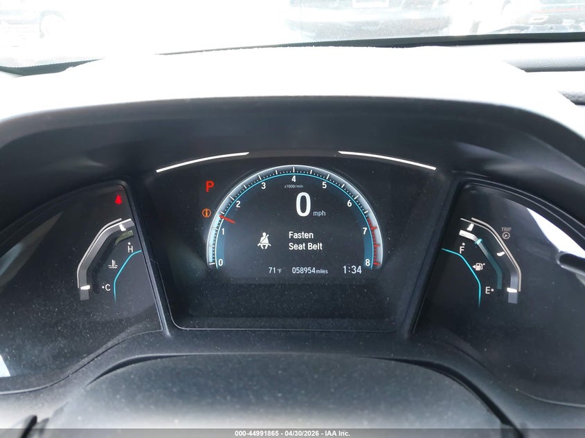 2019 HONDA CIVIC SEDAN 2.0L I-4 DOHC, VVT, 158HP