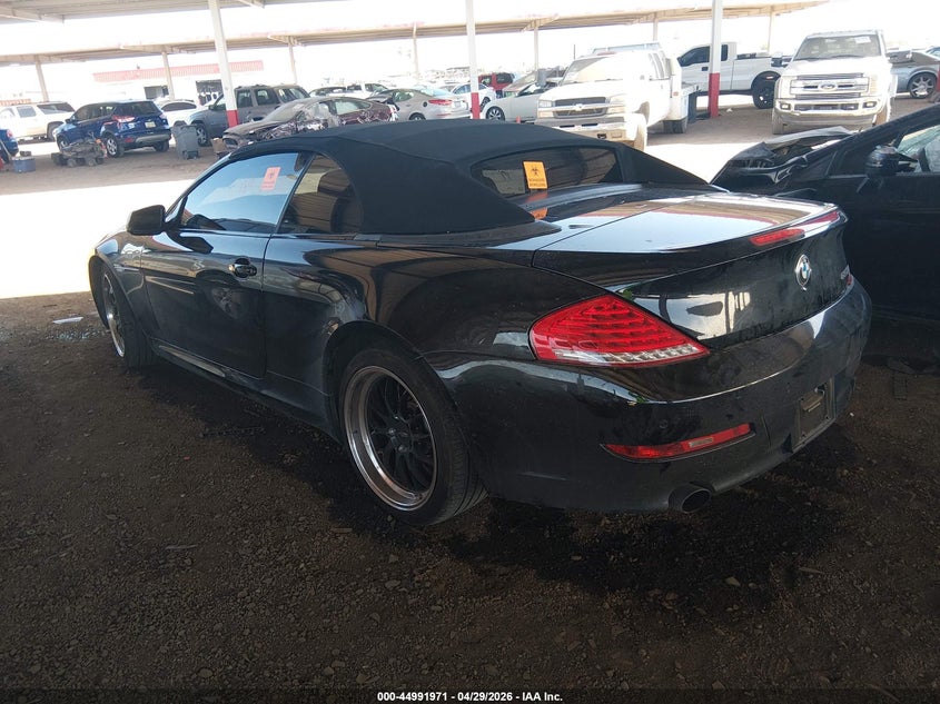 Vin: wbaeb5c50ac225830, lot: 45489413, bmw 650i 20103