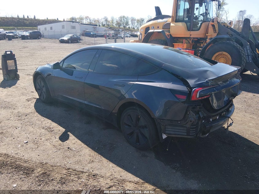 Vin: 5yj3e1eaxsf979598, lot: 45489512, tesla model 3 long range rear-wheel drive/standard rear-wheel drive 20253