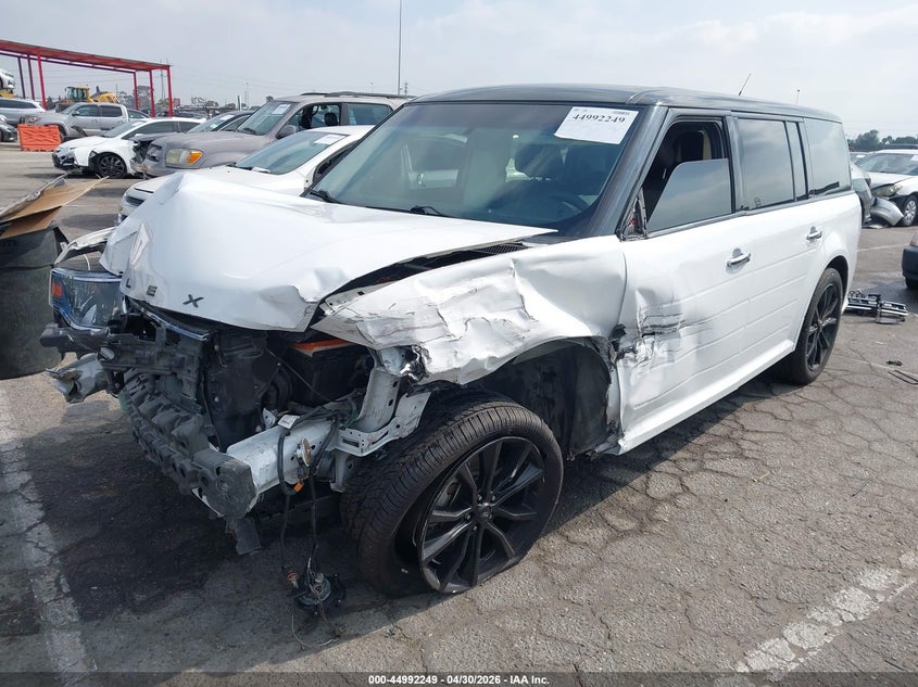 Vin: 2fmgk5c82jba18180, lot: 45489690, ford flex sel 20182