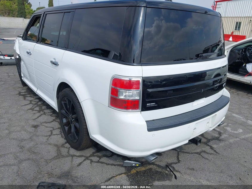 Vin: 2fmgk5c82jba18180, lot: 45489690, ford flex sel 20183