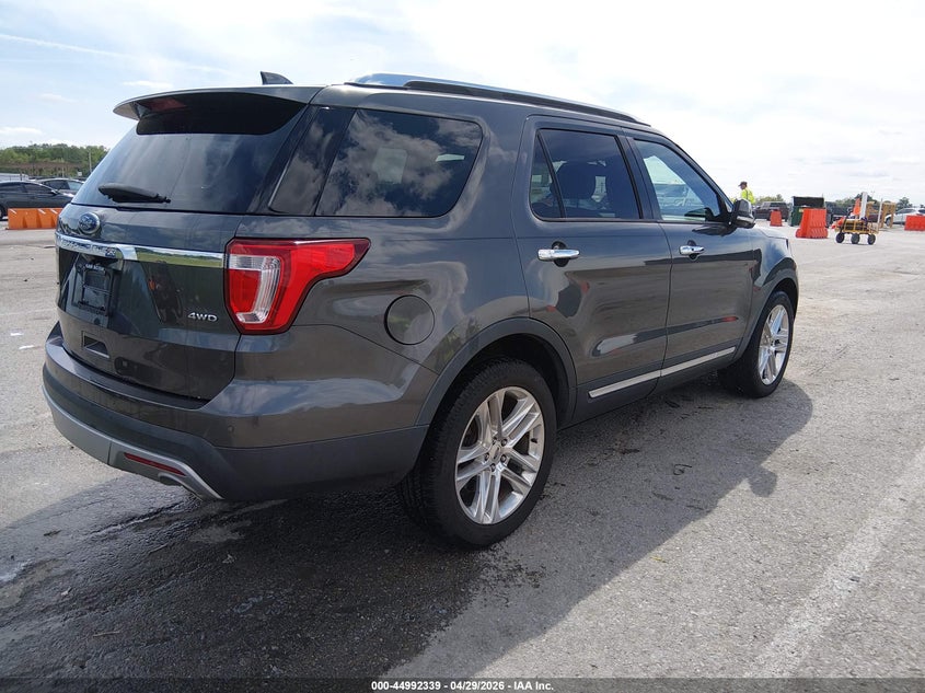 Vin: 1fm5k8f8xhgc84716, lot: 45489780, ford explorer limited 20174