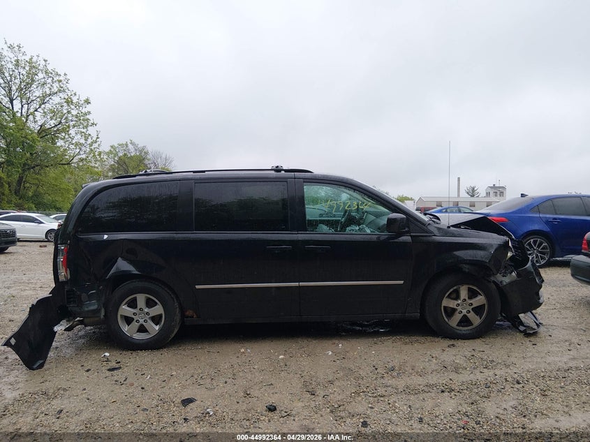 2010 Dodge Grand caravan 3.8 Grand Sxt black Lot 111044992364 Vin 2D4RN5D1XAR112615