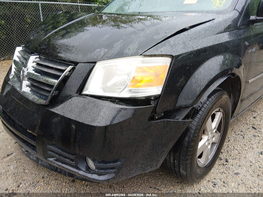 2010 Dodge Grand caravan 3.8 Grand Sxt black Lot 111044992364 Vin 2D4RN5D1XAR112615