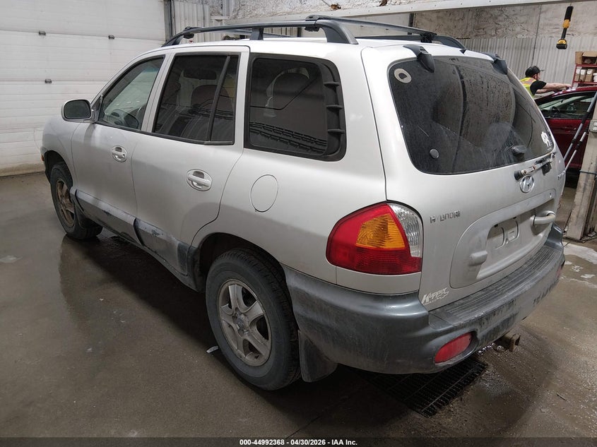 2002 HYUNDAI SANTA FE SPORT UTILITY VEHICLE 2.7L V-6 DOHC, 181HP