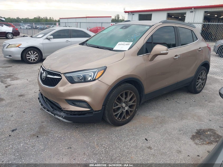 Vin: kl4cj1sb4kb792685, lot: 45489829, buick encore fwd sport touring 20192
