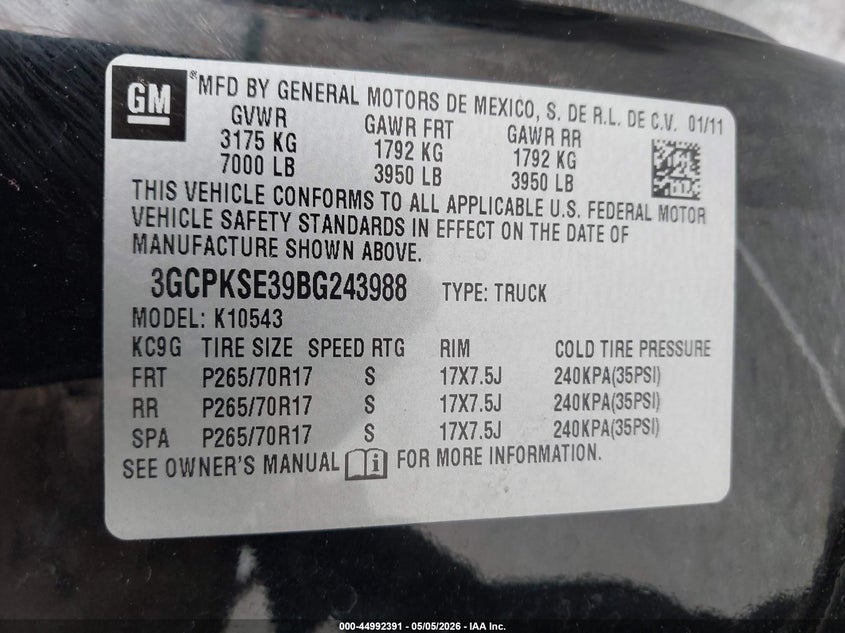 2011 CHEVROLET SILVERADO 1500 LT · Фото 9