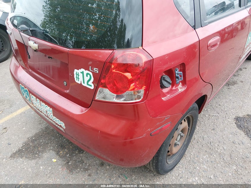 2008 Chevrolet Aveo 5 Ls VIN: KL1TD66698B276605 Lot: 44992733
