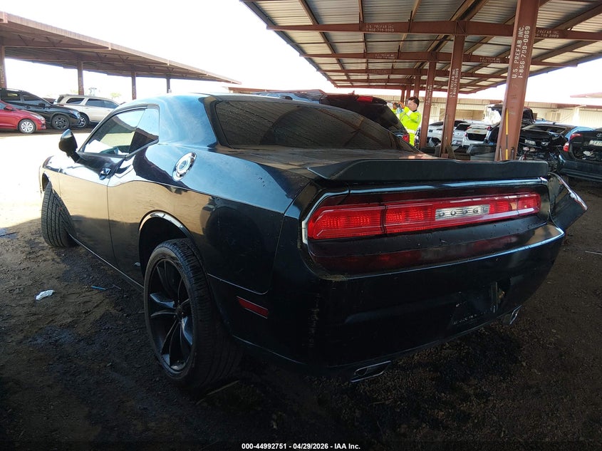 2012 Dodge Challenger 3.6 Sxt black Lot 111044992751 Vin 2C3CDYAG1CH121068