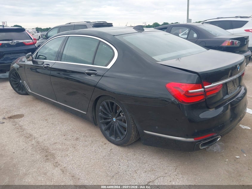 Vin: wba7e2c50gg503948, lot: 45490245, bmw 740i 20163