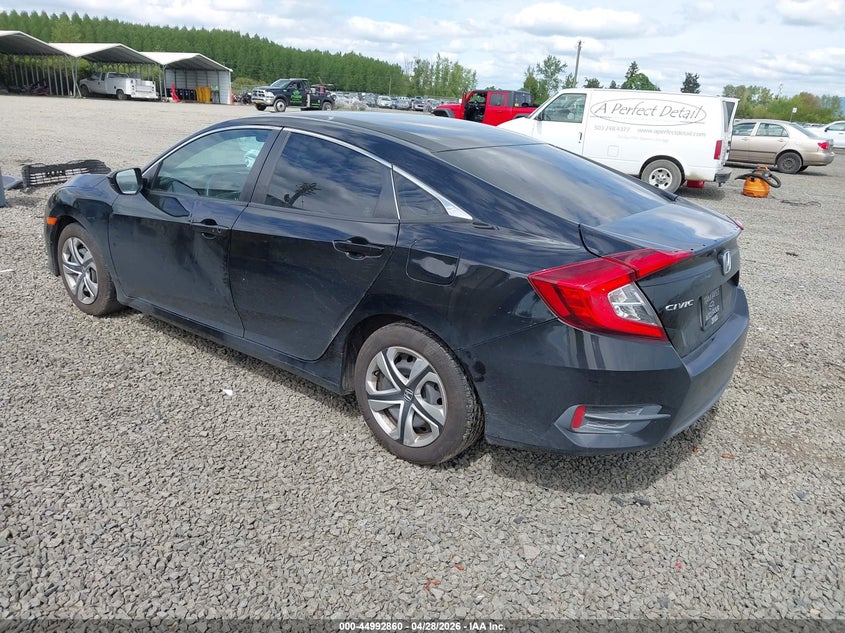 2016 HONDA CIVIC SEDAN 2.0L I-4 DOHC, VVT, 158HP