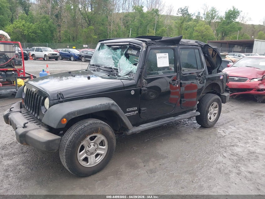 2013 JEEP WRANGLER SPORT UTILITY VEHICLE 3.6L V-6 DOHC, VVT, 285HP