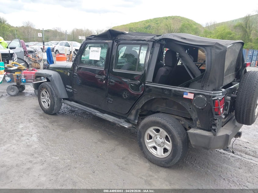2013 JEEP WRANGLER SPORT UTILITY VEHICLE 3.6L V-6 DOHC, VVT, 285HP