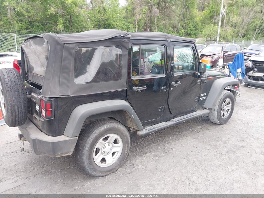 2013 JEEP WRANGLER SPORT UTILITY VEHICLE 3.6L V-6 DOHC, VVT, 285HP