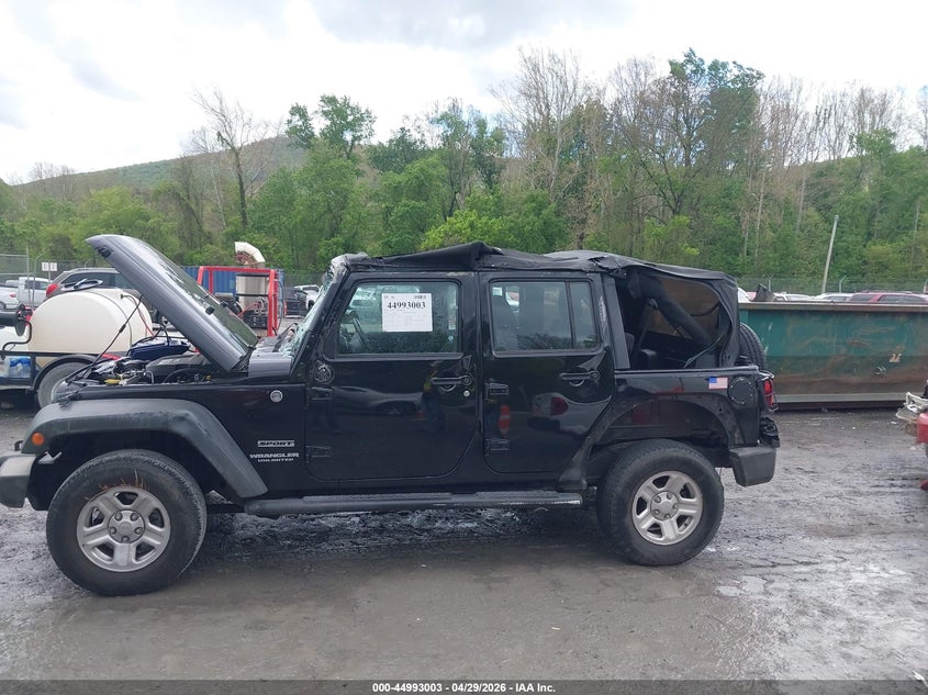 2013 JEEP WRANGLER SPORT UTILITY VEHICLE 3.6L V-6 DOHC, VVT, 285HP
