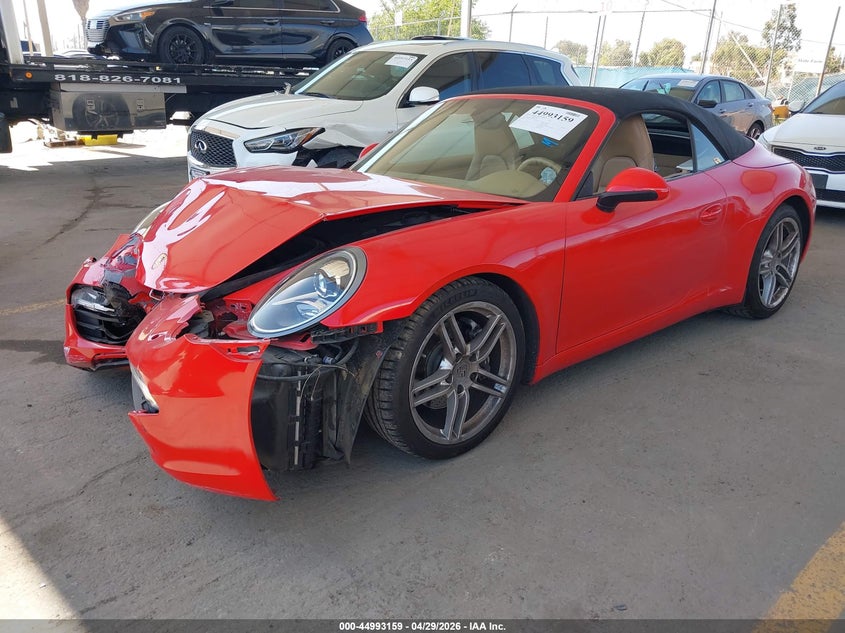 Vin: wp0ca2a95gs141079, lot: 45490600, porsche 911 carrera 20162