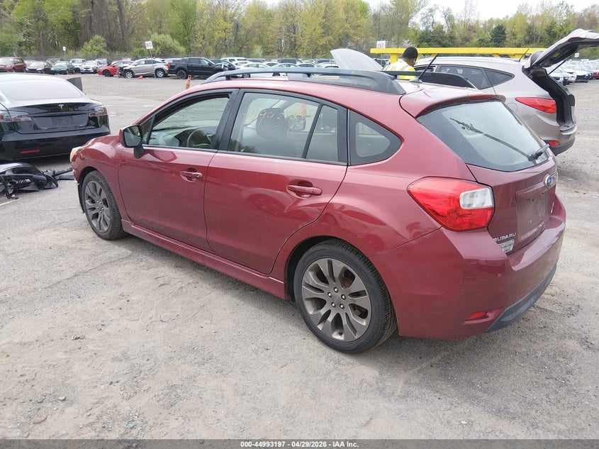 Vin: jf1gpal66e8278450, lot: 45490638, subaru impreza 2.0i sport premium 20143
