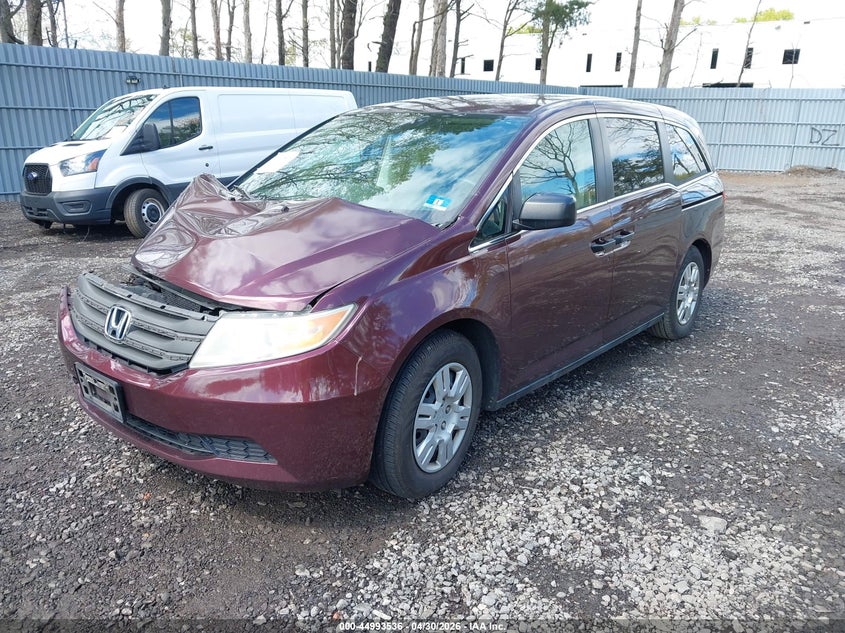 Vin: 5fnrl5h25cb116642, lot: 45490977, honda odyssey lx 20122