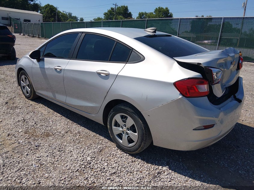 Vin: 1g1bc5sm1j7244366, lot: 45491059, chevrolet cruze ls auto 20183