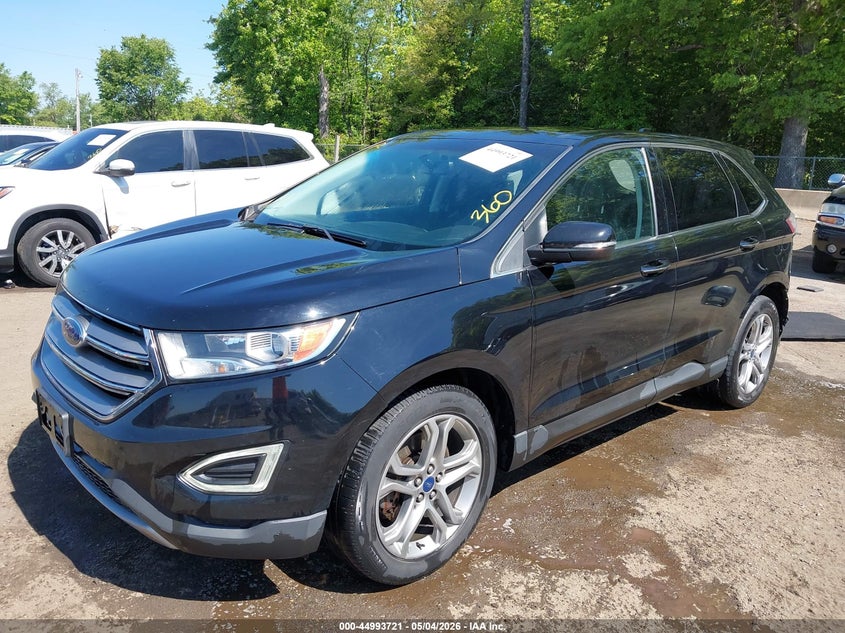 Vin: 2fmpk4k84gbb61099, lot: 45491162, ford edge titanium 20162