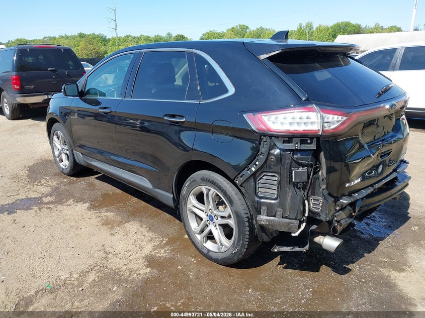 Vin: 2fmpk4k84gbb61099, lot: 45491162, ford edge titanium 20163
