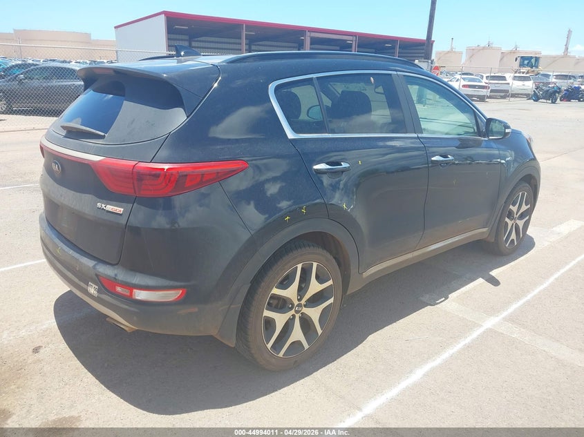 VIN KNDPRCA61J7369628 2018 KIA SPORTAGE SX TURBO