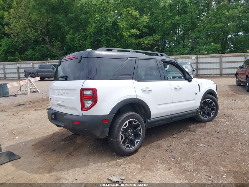 Vin: 3fmcr9cn5srcfs092, lot: 45491490, ford bronco sport outer banks 20254