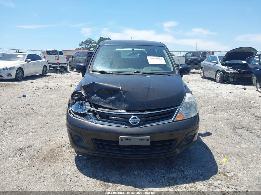 2012 Nissan Versa 1.8 1.8 S Black Lot 111044994064 Vin 3N1BC1CP4CL361126