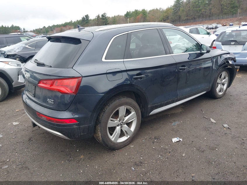Vin: wa1bnafy9j2162223, lot: 45491946, audi q5 2.0t premium/2.0t tech premium 20184
