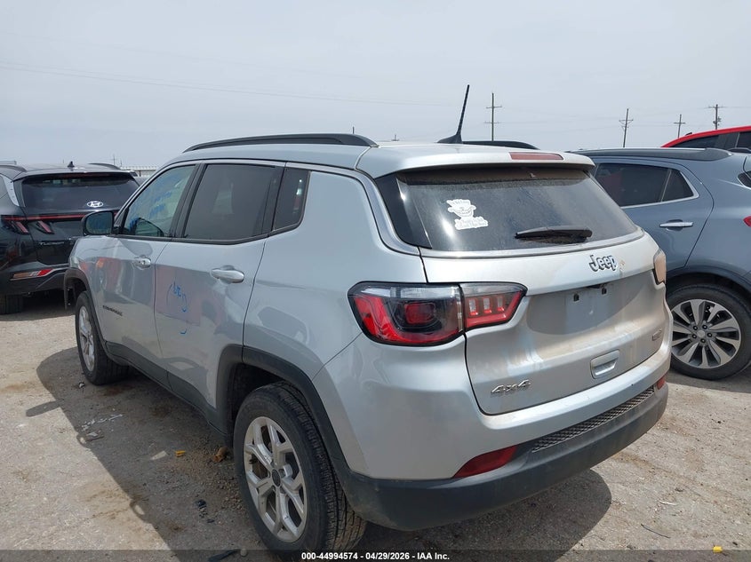 Vin: 3c4njdbn2st609213, lot: 45492015, jeep compass latitude 4x4 20253