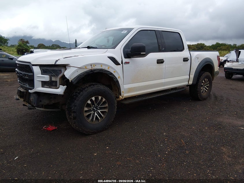 Vin: 1ftfw1rg7kfc46641, lot: 45492146, ford f-150 raptor 20192