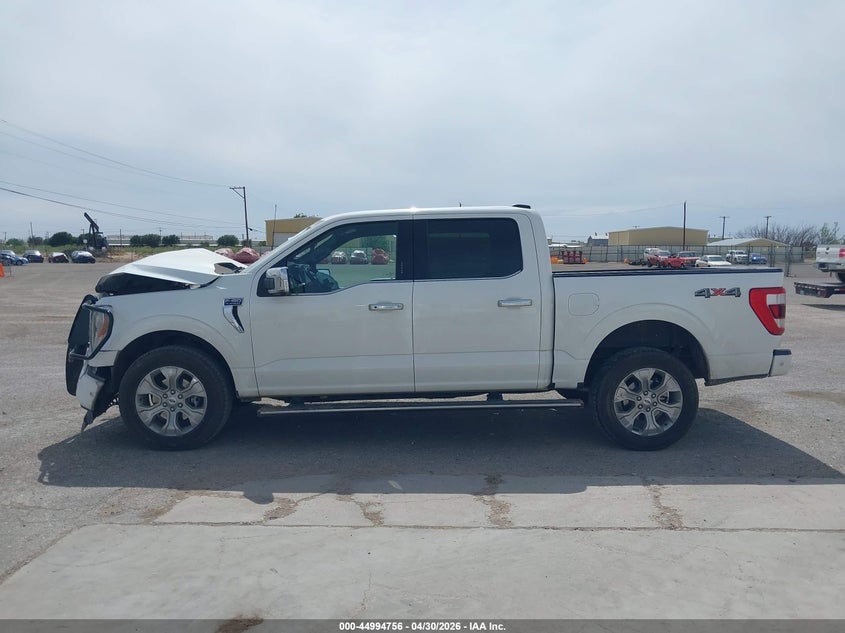 VIN 1FTFW1E81NFB05096 2022 FORD F-150 PLATINUM