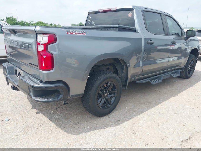 VIN 3GCPYCEK7NG124515 2022 CHEVROLET SILVERADO 1500 LTD 4WD  SHORT BED CUSTOM TRAIL BOSS