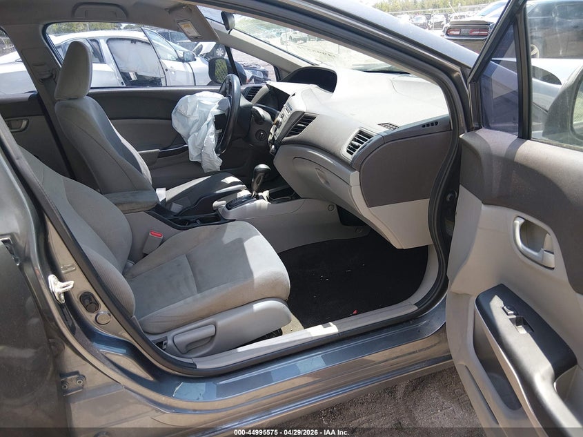 2012 Honda Civic 1.8 Lx grey Lot 111044995575 Vin 19XFB2F59CE040124