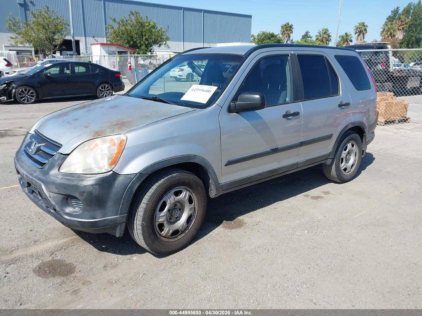 2005 Honda Cr-V Lx JHLRD68545C000641 photo 1