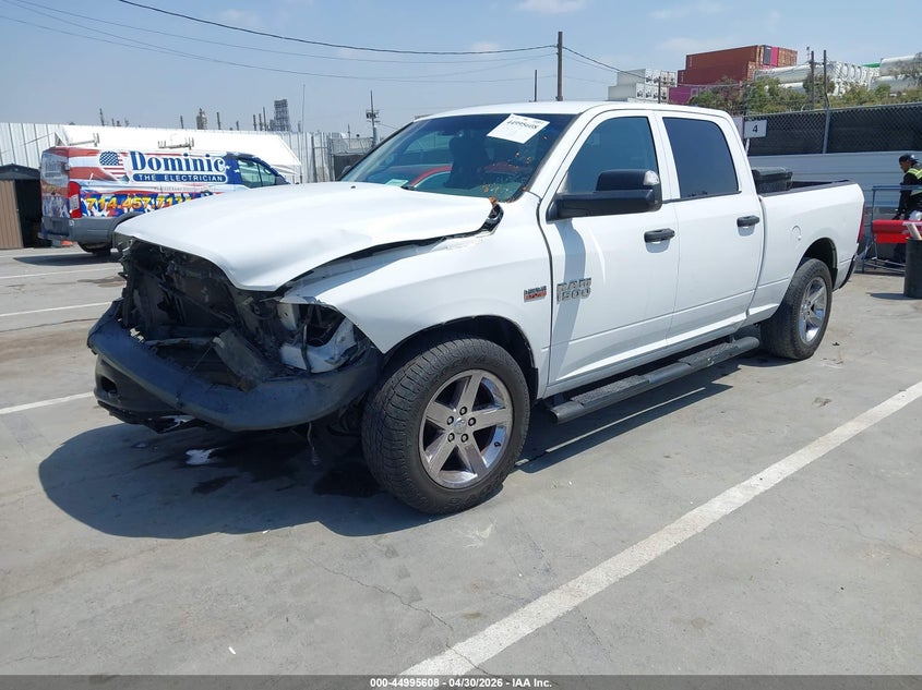 Vin: 1c6rr7st3js348157, lot: 45493049, ram 1500 tradesman  4x4 6'4 box 20182