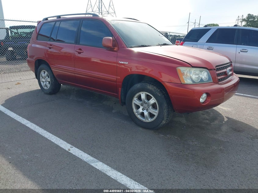 2002 TOYOTA HIGHLANDER LIMITED V6