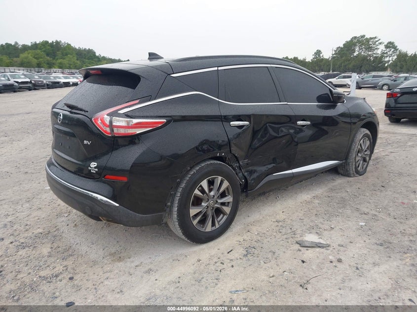 Vin: 5n1az2mg6hn139993, lot: 45493533, nissan murano sv 20174