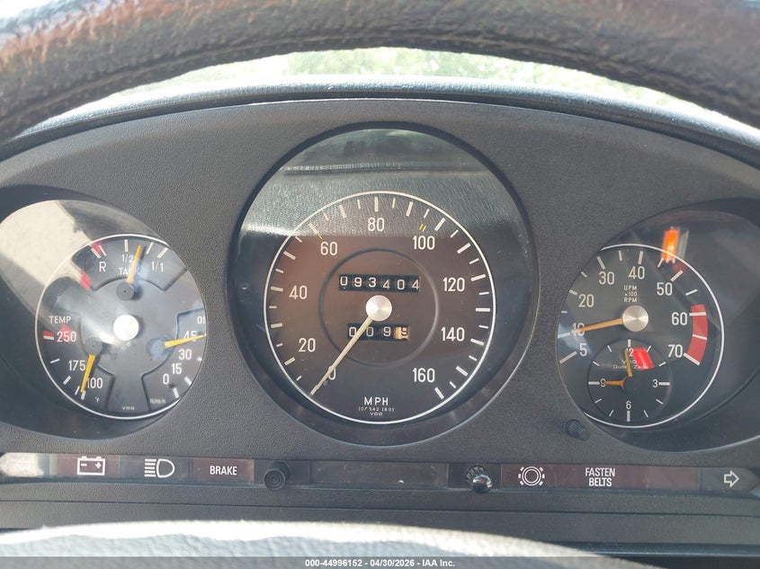 1976 Mercedes-Benz 450Sl VIN: 10704412029166 Lot: 44996152