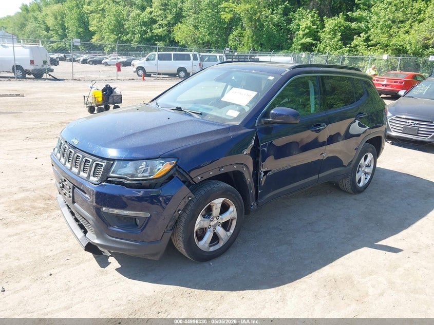 Vin: 3c4njdbbxjt185560, lot: 45493771, jeep compass latitude 4x4 20182