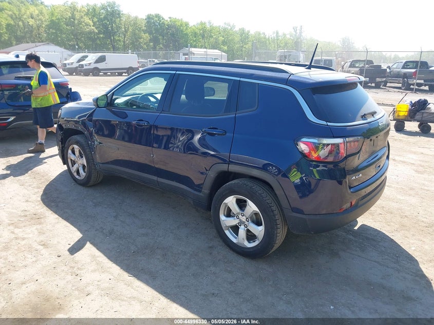 Vin: 3c4njdbbxjt185560, lot: 45493771, jeep compass latitude 4x4 20183