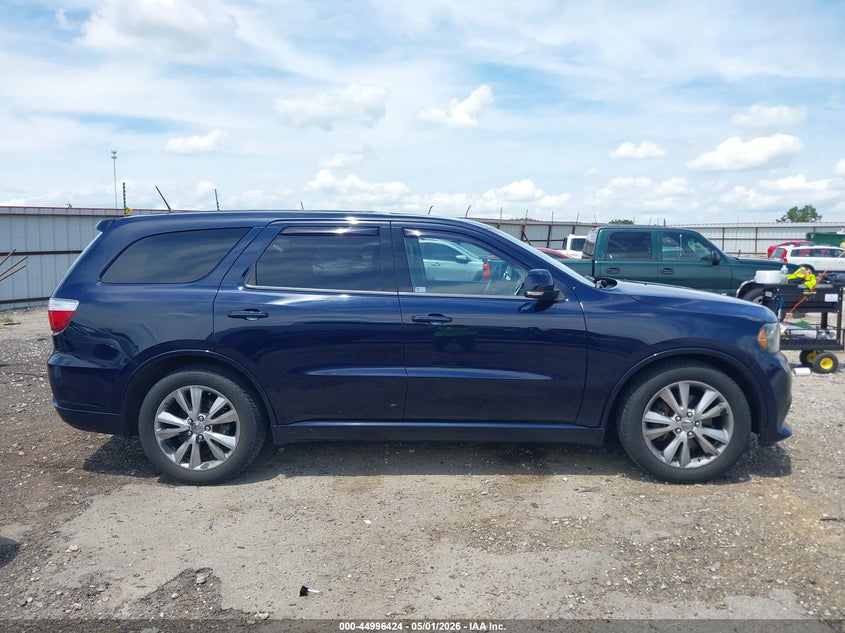 2012 Dodge Durango 5.7 R/T blue Lot 111044996424 Vin 1C4SDJCT5CC205292