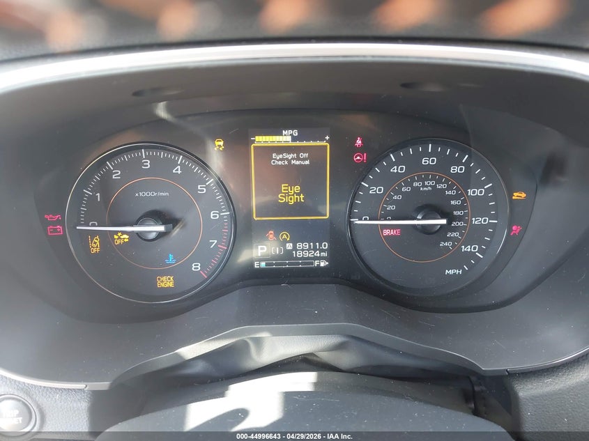 2022 SUBARU CROSSTREK 2.0L H-4 DI, DOHC, V(VIN: JF2GTAPC4NH220098