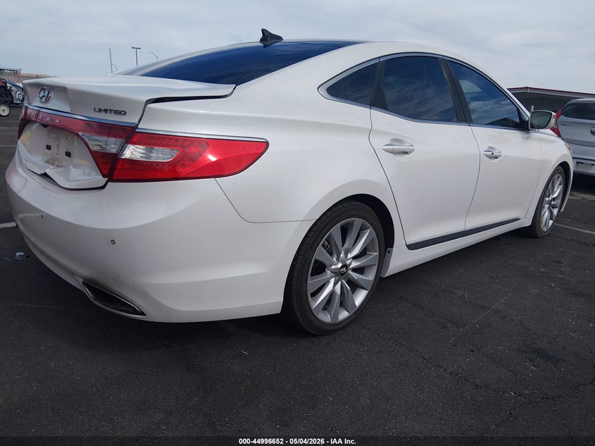 Vin: kmhfh4jg0ea342826, lot: 45494093, hyundai azera limited 20144