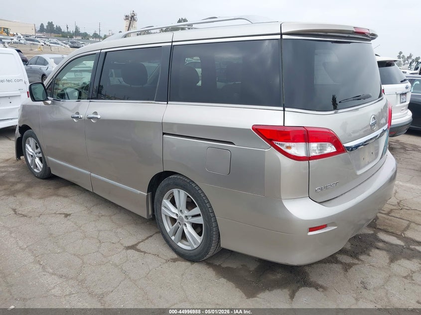 Vin: jn8ae2kp4c9043823, lot: 45494429, nissan quest sl 20123