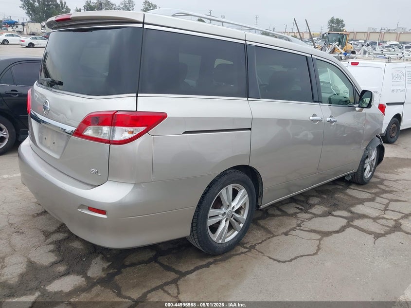 Vin: jn8ae2kp4c9043823, lot: 45494429, nissan quest sl 20124