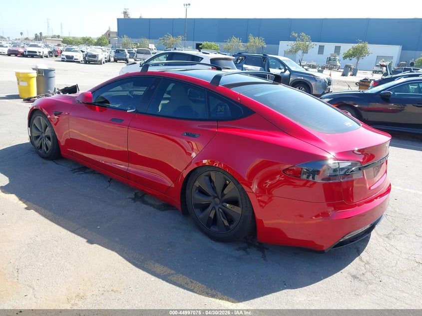 2022 Tesla Model s Dual Motor All-wheel Drive Red Lot 111044997075 Vin 5YJSA1E59NF464641