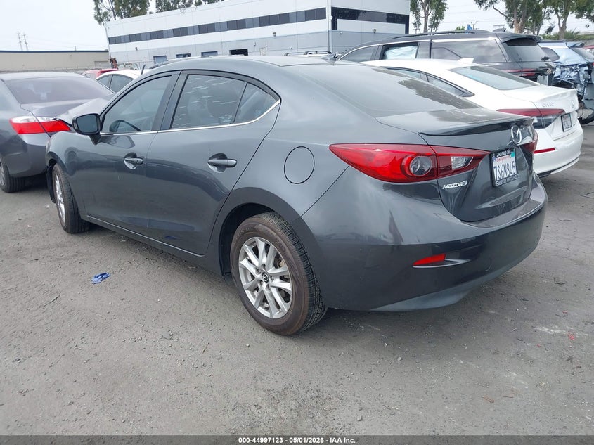 Vin: jm1bm1x70g1318937, lot: 45494564, mazda mazda3 i grand touring 20163