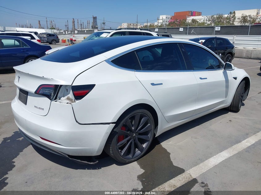 Vin: 5yj3e1ec0lf623972, lot: 45494644, tesla model 3 performance dual motor all-wheel drive 20204